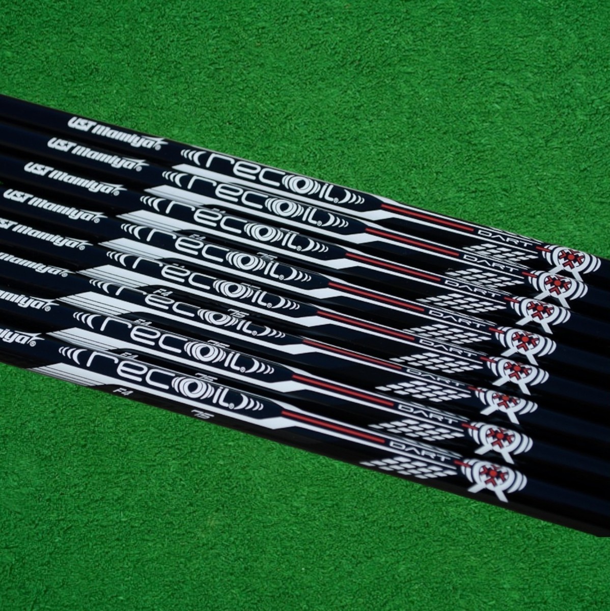 NEW UST Mamiya Recoil Dart 65/75 Graphite Iron Shafts Set .370