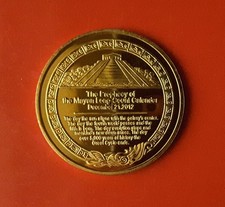 GETTONE PROFEZIA CALENDARIO MAYA PROPHECY MAYAN CALENDAR DECEMBER 21 2012[SO009]