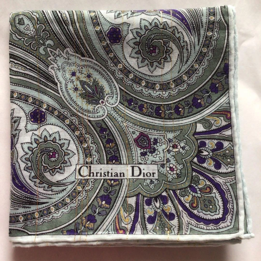 Mouchoir Christian Dior coton 50 cm 19
