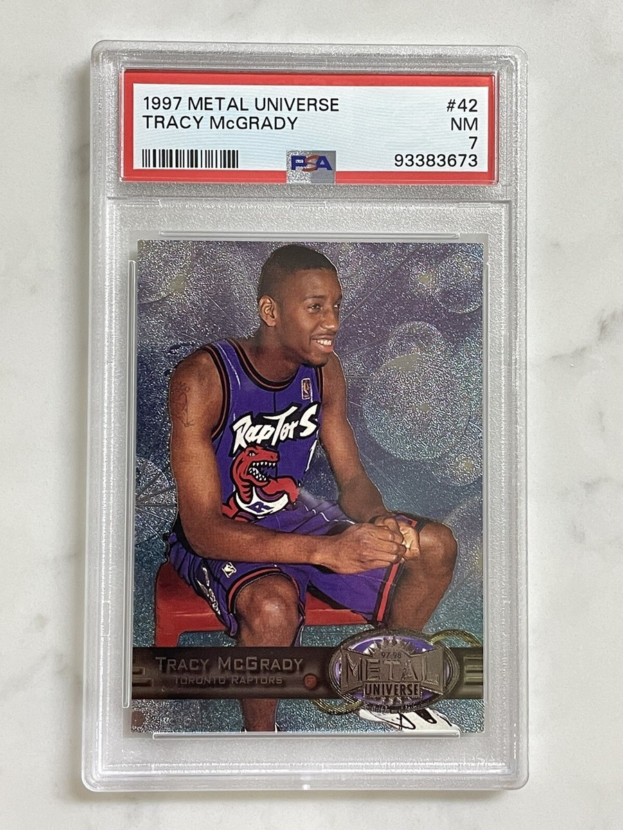【PSA10】1997 l Universe Tracy McGrady 1997 Metal Universe Tracy McGrady RC PSA 7 Toronto Raptors
