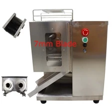 110V 7mm QSJ-T Shreded Meat Cutter Electric Meat Cutting Machine 250kg/h 2Motors