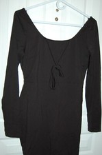 NWT Superdown Sexy Black mini dress Size M Low Back with Lace Up