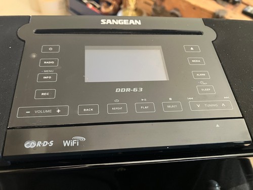 Sangean DDR-63 All-in-One Table Top w/ WiFi Internet, FM-RDS/Aux In/ CD/USB - Picture 5 of 7