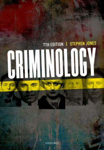 Criminology by Stephen Jones (2021, Trade Paperback)