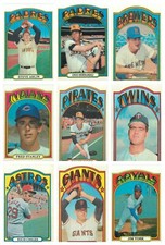 1972 Topps Vintage Baseball Single Cards U-Pick #6 - #99 EX.