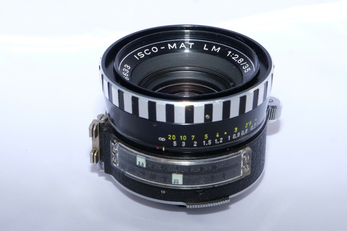 Schneider Exakta Isco-Mat LM 35mm f2.8 wide angle lens. Sony