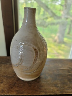 Handmade Studio Art Pottery Art Vase, Signed