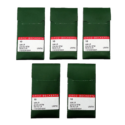 50 Pk. Groz-Beckert 328LR, 214X2RTW, DDX2LR Industrial Sewing Machine Needle