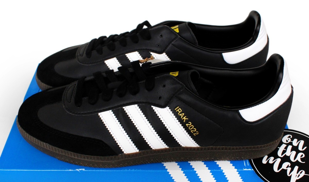 Adidas x IRAK 2022 Samba OG Black White Suede Reflective UK 5 9 12 US  GX4041 New | eBay