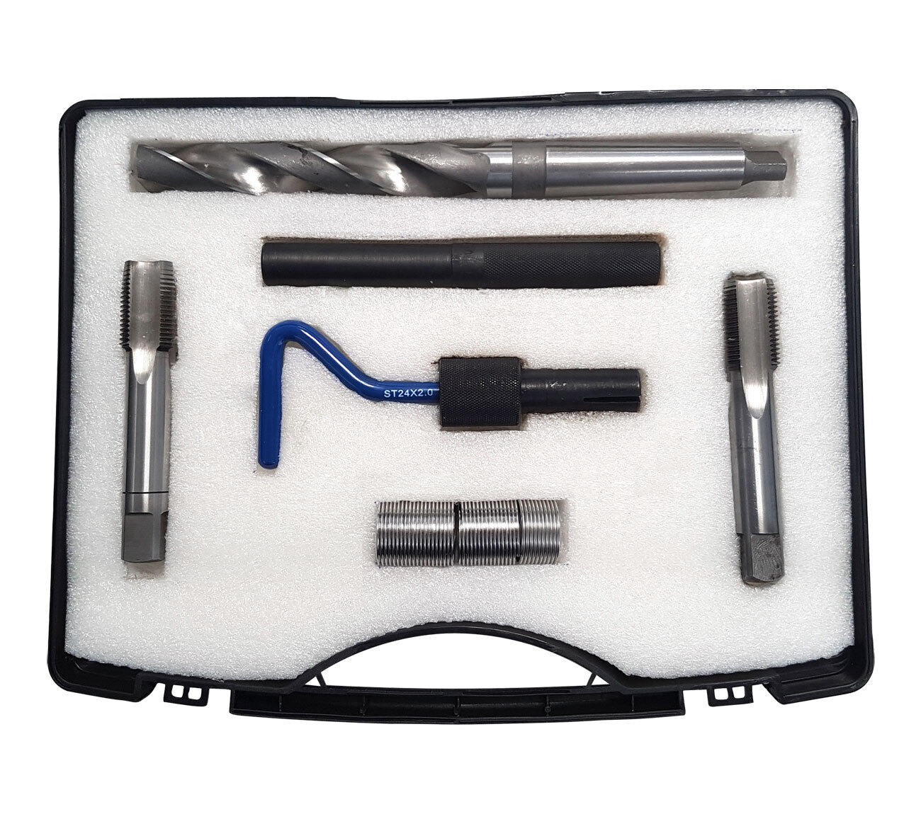 Réparer un taraudage M24 endommagé avec le kit filets rapportés 200