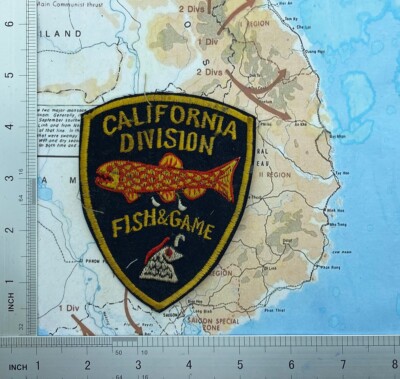 Patch , California Fish and Game Division Ranger , t1-705 | eBay
