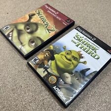PlayStation 2 Shrek Game Lot Of 2 - Shrek The Third / Shrek 2 PS2