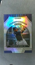 2022 Panini Prizm Championship Stage Silver Prizm #1 Ronald Acuna Jr Braves