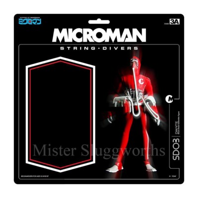 NEW 3A Microman Micronauts String Divers SD01 - 04 Grey Red Blue