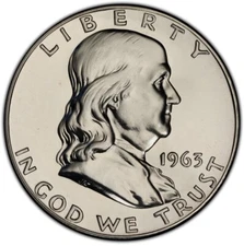 Franklin Half Dollar 1963 Proof PCGS PR 66 90% Silver Uncirculated 50c Coin