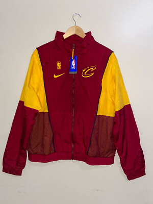 Nike NBA Cleveland Cavaliers Windbreaker Jacket Team Red AV6705-677 Mens L NEW