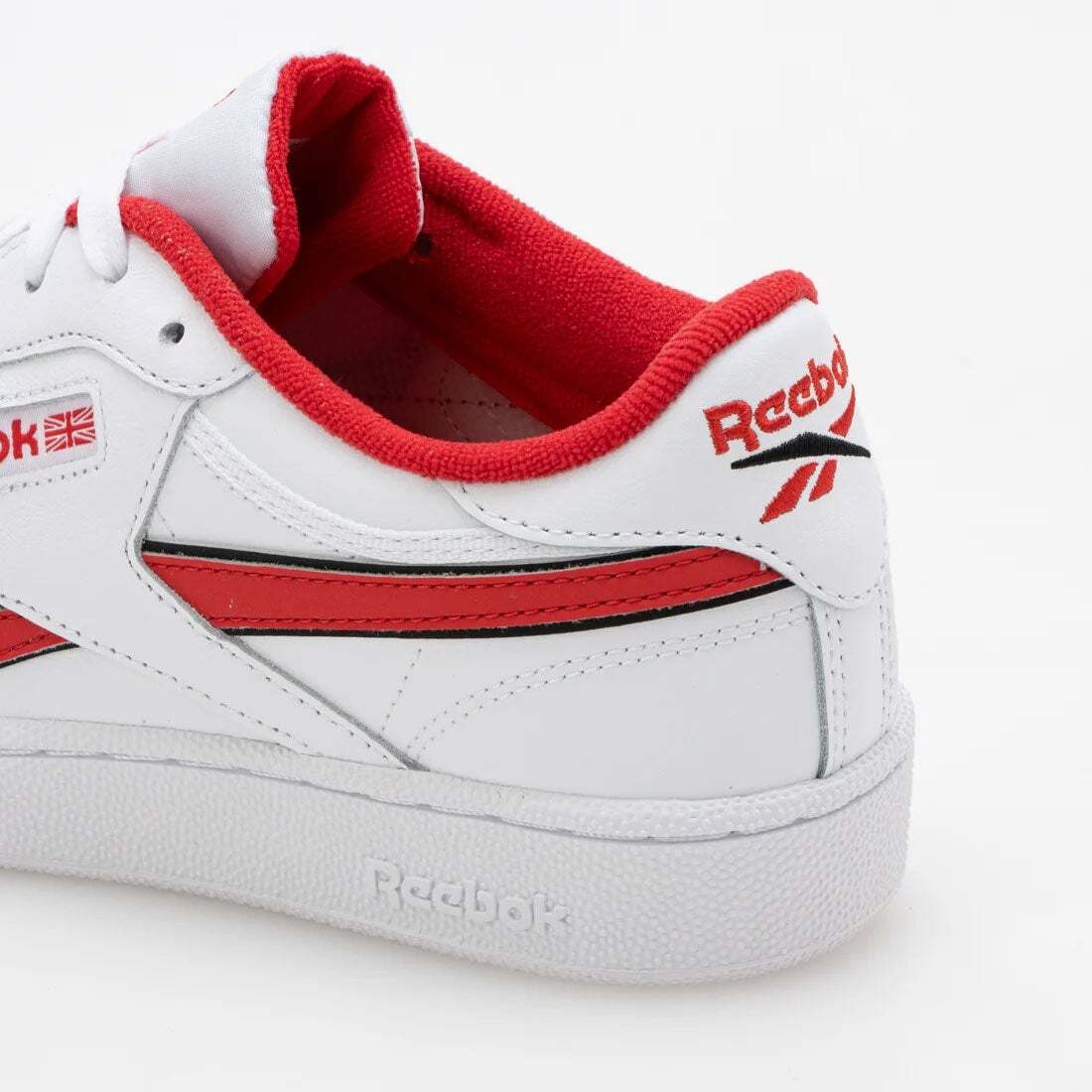Reebok Club C Revenge White Vector Red 100033713 Men's Size