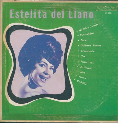 ESTELITA DEL LLANO - ESTELITA - LP KRISTAL USA | eBay