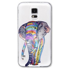 Custodia protettiva scarabocchio Samsung Galaxy S5 cover case fantasia slim bumper #491