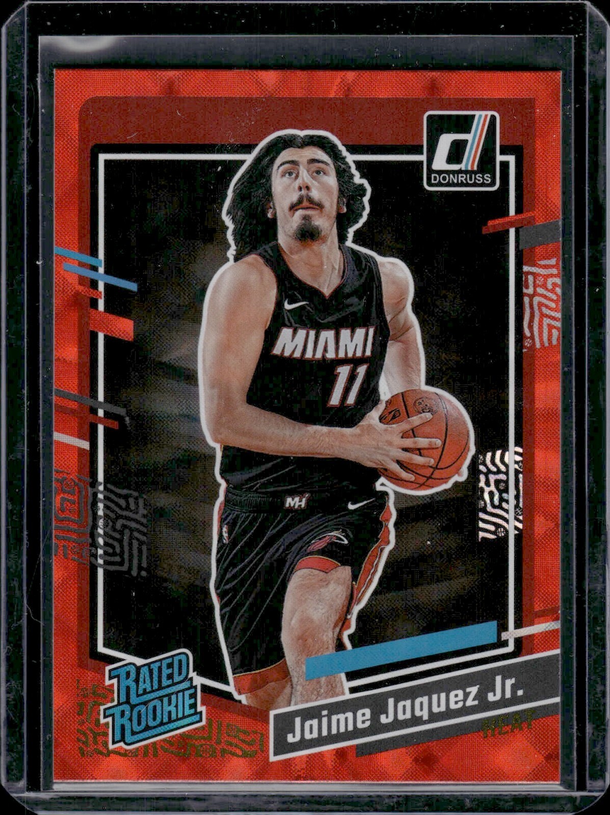 Jaime Jaquez Jr. Rookie 2023-24 Donruss International Red Holo Rated Rookie #213