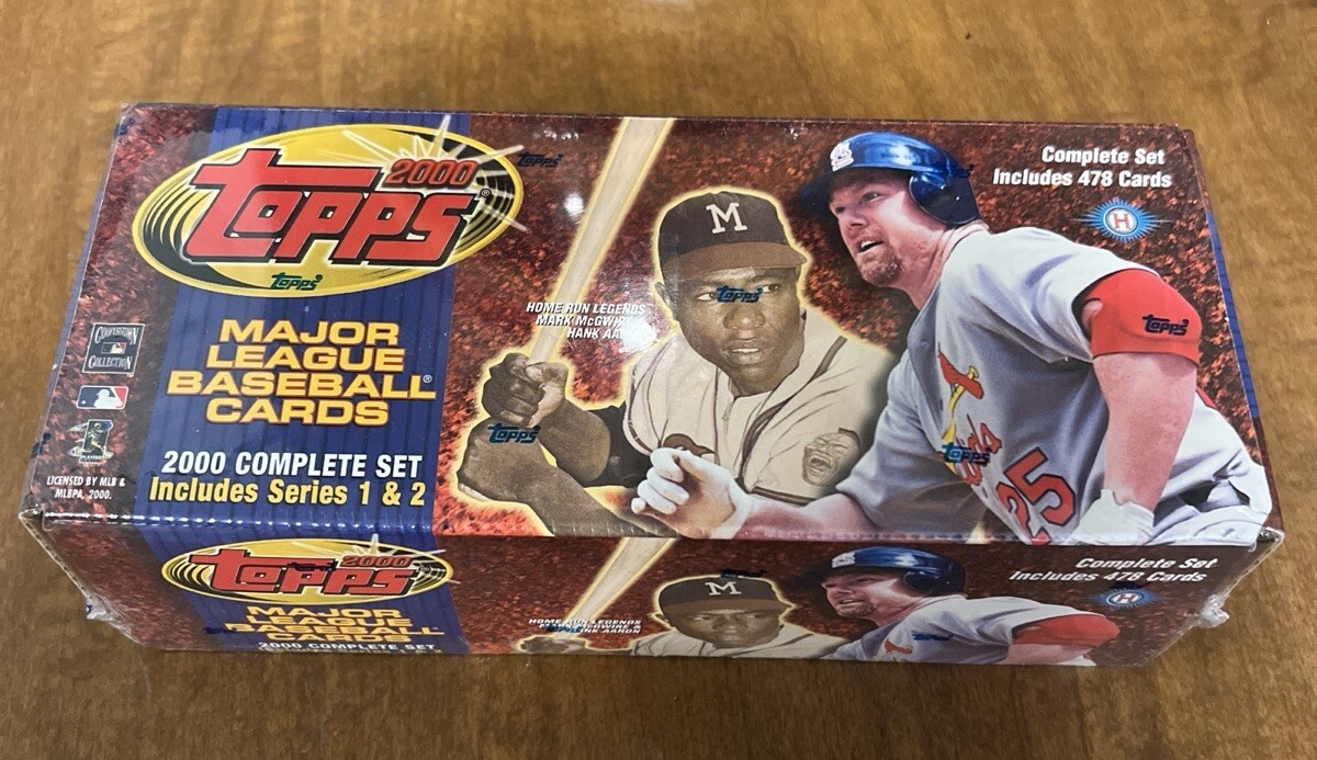 2000 TOPPS BASEBALL COMPLETE SET Series 1 & 2 *FACTORY SEALED* | eBay
