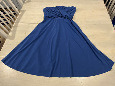ann taylor blue dresses ANN TAYLOR Size 2 DRESS W – Retail Therapy Resale Boutique main image 0