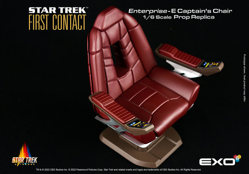 Star Trek: First Contact Enterprise-E Captain Picard Chair Prop Replica EXO-6