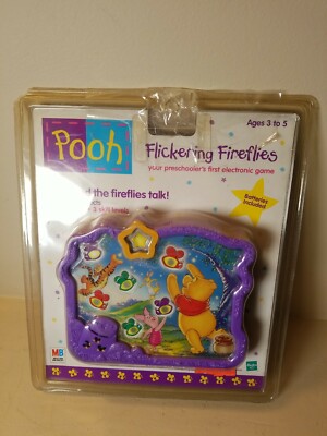 VTG 1998 Winnie The Pooh Flickering Fireflies Handheld Electronic Game Preschool