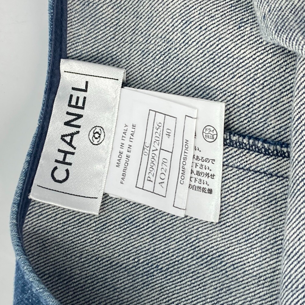 CHANEL P29999 Apparel Sleeveless 07C CC Mark CC Denim Dress CHANEL P29999 Apparel Sleeveless 07C CC Mark CC Denim Dress