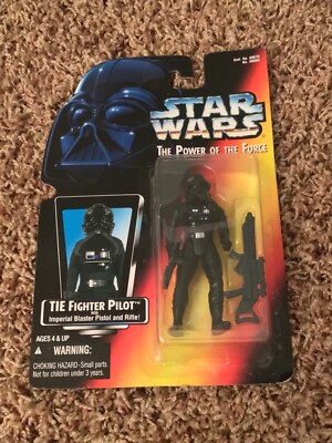 1995 Star Wars The Power of the Force TIE Fighter Pilot Action Figure