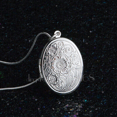 925 Sterling Silver Nickle/Lead Free Oval Open Locket 925 Sterling Silver Nickle/Lead Free Oval Open Locket