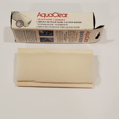  Lot of 2 AquaClear Quick Filter Refill Cartridge for Quick Filter Powerhead Att