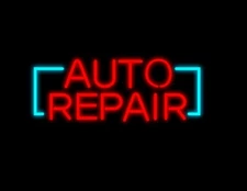 Auto Repair Neon Light Sign 20"x12" Lamp Real Glass Wall Hanging Handmade Store