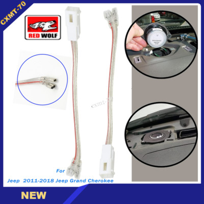 RED WOLF 2X White Speaker Wiring Harness For Jeep  2011-2018 Jeep Grand Cherokee