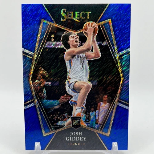Josh Giddey 2021 Panini Select RC Rookie Premier Level Shimmer Blue Prizm #143