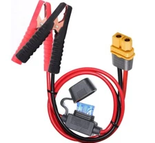 YETOR 10AWG Alligator ClipsXT60 Quick Release Adapter to Alligator Clips with...