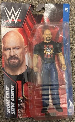 Stone Cold Steve Austin - WWE  133 Mattel  Wrestling Action Figure Damaged Box