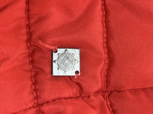 Ruff Hewn Women’s Size L Quilted Full Zip Puffer Vest Pockets Red w/flannel trim - Picture 5 of 11