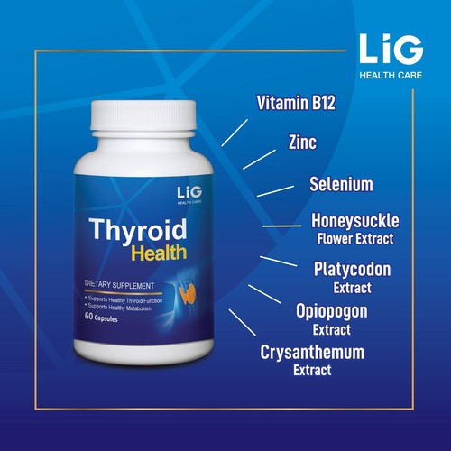 LIG Thyroid Health - Natural Herbal Supplement - Shrink Thyroid Cysts and Nod... - Picture 6 of 6