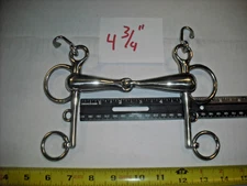 Stubben Hollow Mouth Jointed Pelham Bit  Stainless Steel