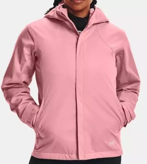 Under Armour Womens Coldgear Sienna 3 in 1 Jacket Pink Size XL