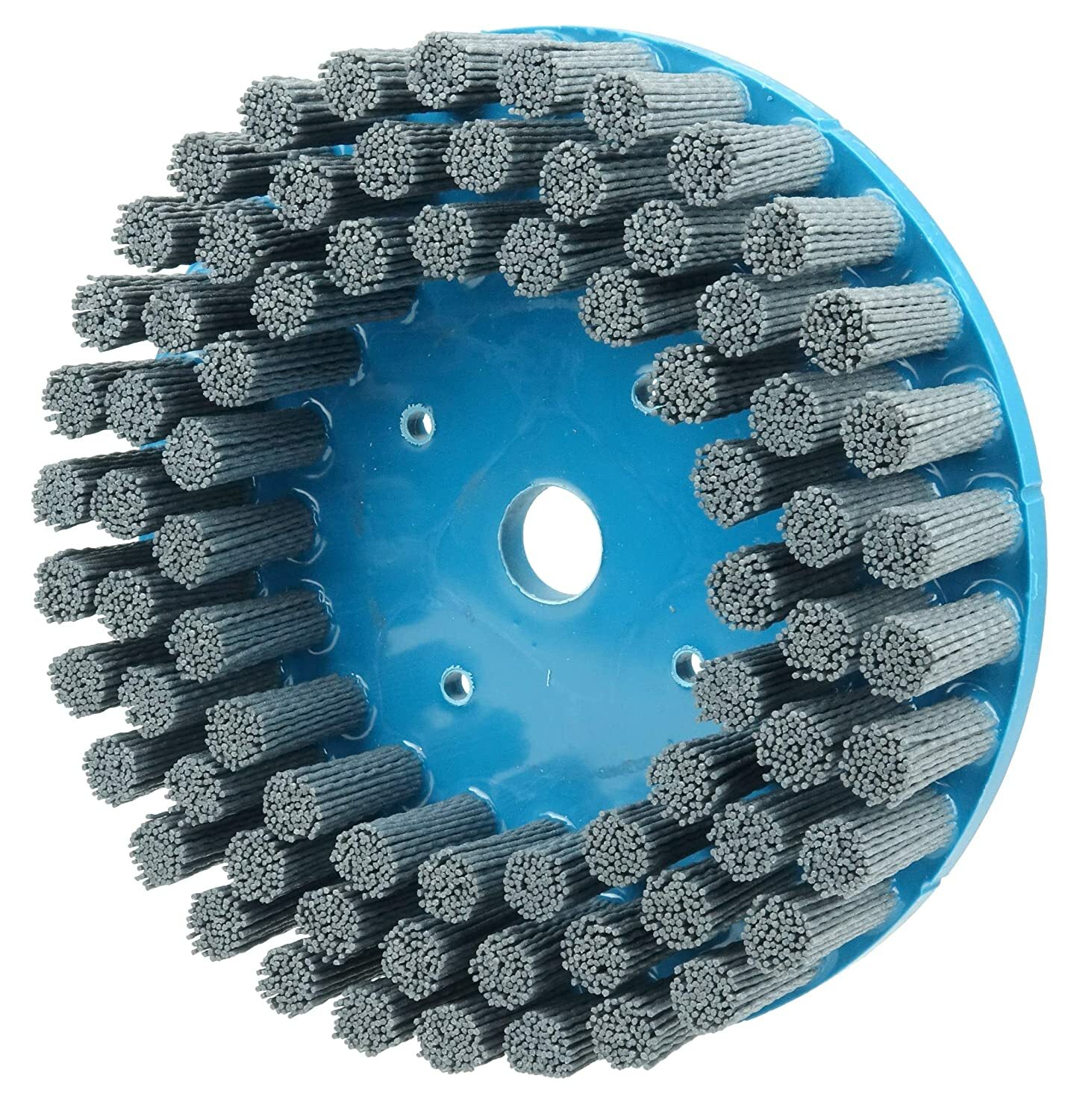 8" Diam 7/8 Hole Weiler 85914 Nylox Disc Brush 80 Grit Nylon & 07702 Drive Arbor