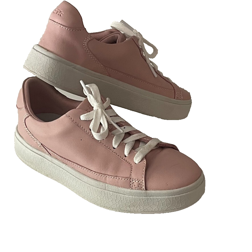 Kizik Vegas Pink Blush Leather Sneakers for Women Size 6.5