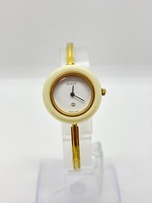 [Exc+5] Gucci 11/12.2 Change Bezel Vintage Watch Colors White Used Working F/S