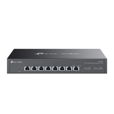 TP-Link DS1008X | Omada 8-Port 10Gbps Gigabit Unmanaged Desktop/Rackmount Switch