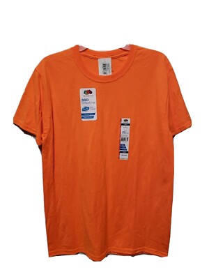 Fruit of the Loom Platinum Child's Size S Solid Orange T-Shirt NWT