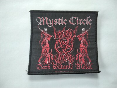 MYSTIC CIRCLE PATCH Original 2003 Vintage Aufnäher 10x9cm Darkthrone Black Metal