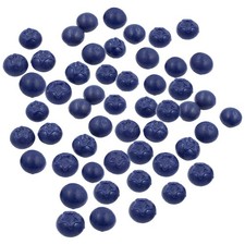  50 Pcs Artificial Blueberries Model Decor Fruits Decoration Lifelike
