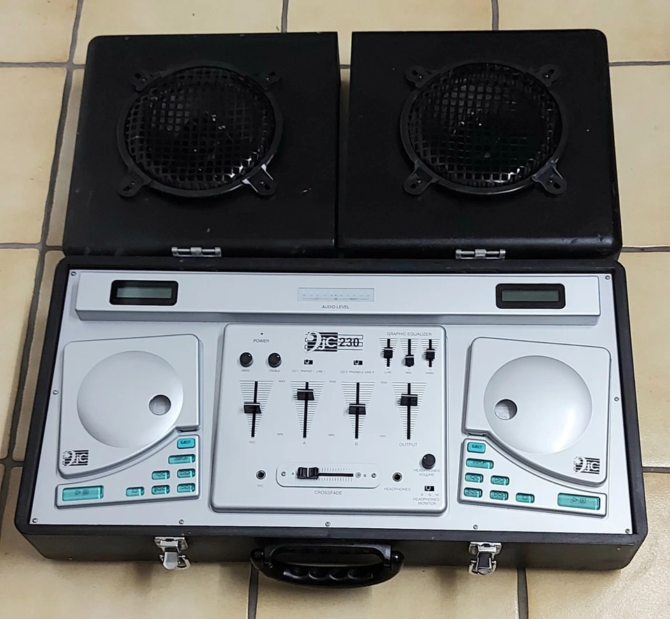 Rarität!!! JC 230 Djc230 Twin CD Mixer - Voll Funktionsfähig 