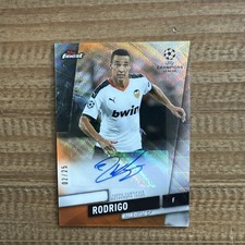 2019-20 Topps Finest RODRIGO Auto UEFA Champions League Gold Valencia /25 UCL